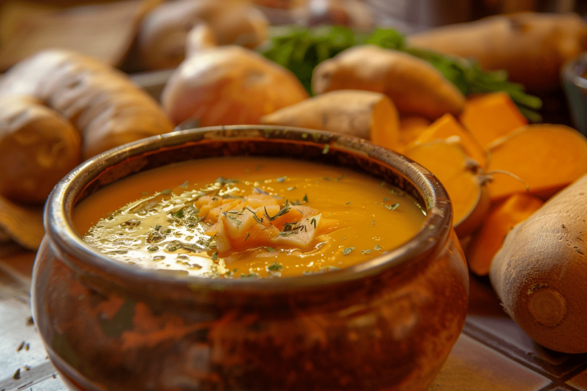 sweet potato bisque soup